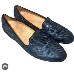 Vionic Blue Willa Leather Loafers 6